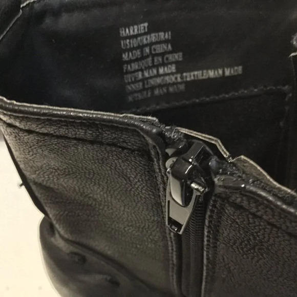 JUSTFAB Harriet Boots  Black Heel Casual Semi-formal Sz 10 US - Picture 6 of 6